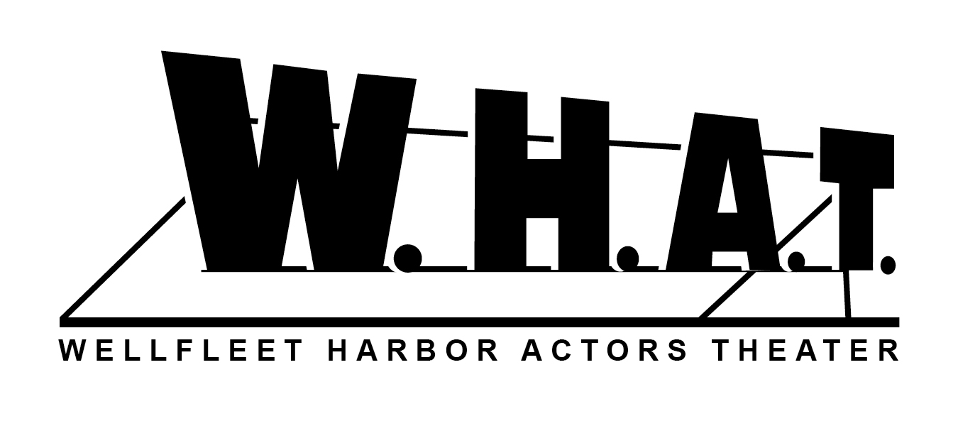 WHAT Bl & WH sign logo (1) | Wellfleet Harbor Actors Theater